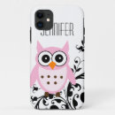 Recherche de hibou rose iphone coques Floral
