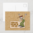 Recherche de courage cartes postales Réseau de dessins animés