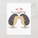 Recherche de hérisson drôle cartes postales Valentine