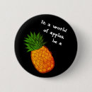 Recherche de ananas drôle badges Fruit