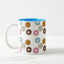 Recherche de motif chocolat tasses Motif de donut