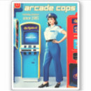 Recherche de gamer vintage autocollants Geek