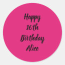 Recherche de rose joyeux anniversaire autocollants Pour elle