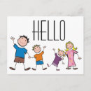 Recherche de bâton figure cartes postales Mignon