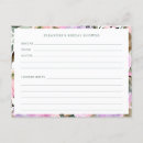 Recherche de fleurs violettes vœux cartes Aquarelle florale