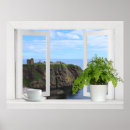 Recherche de fenêtre ouverte posters Paysage