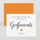 Recherche de godparents invitations Godmother
