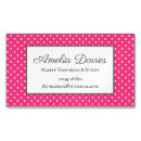 Zoek naar polka dot design visitekaartjes Retro
