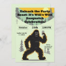 Recherche de sasquatch invitations Aventure