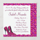 Recherche de quinceanera 15ème invitations Rose