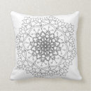 Recherche de mandala de fleur coussins Toute personne