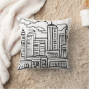 Zoek naar stads kussens Silhouet