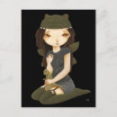 Recherche de monstre mignon cartes postales Dinosaure