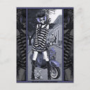 Recherche de scooters cartes postales Bleu