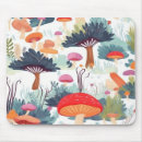 Recherche de champignons tapis souris Aquarelle