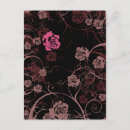 Recherche de rose gothique cartes postales Élégant