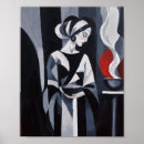 Zoek naar zwart wit art deco posters Vrouw
