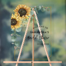 Recherche de sunflower mariage signalisations Aquarelle