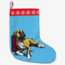 Recherche de noël de boxeur Chien
