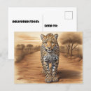 Recherche de fourrure animale cartes postales Léopard
