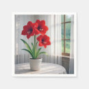 Zoek naar amaryllis servetten Rood