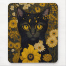 Recherche de vintage chat tapis souris Fleurs