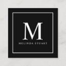 Zoek naar klassiek monogram visitekaartjes Elegant