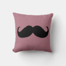 Recherche de moustache coussins Mignon