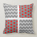 Zoek naar chevron polka dot kussens Patroon