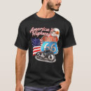 Recherche de route 66 tshirts Drapeau