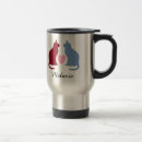 Recherche de silhouette de chat tasses Bleu