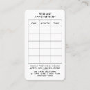 Recherche de rappel rendez vous cartes Blanc