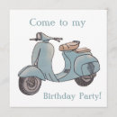 Recherche de scooter anniversaire invitations Moto