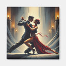 Recherche de danse latine magnets Tango