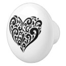 Recherche de coeur rose boutons et poignées de porte Céramique