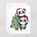 Recherche de panda noël cartes postales Vacances
