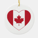 Recherche de drapeau canada ornements Coeur