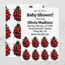 Zoek naar ladybug babyshower uitnodigingen Zwart