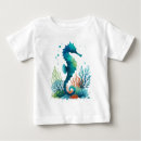 Recherche de hippocampe coloré tshirts Mer