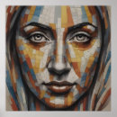 Recherche de peinture de visage posters Abstrait