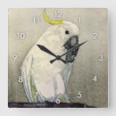 Zoek naar papegaaien klokken Kunst