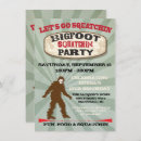 Recherche de bigfoot party invitations Yeti