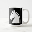 Recherche de chevalier blanc tasses Échecs