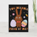 Zoek naar pasen chocolade kaarten Schattig