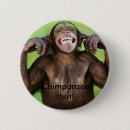 Zoek naar chimpansee buttons Aap