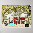 Recherche de carte de trésor posters Pirate
