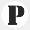 Recherche de lettre p autocollants Alphabet