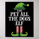 Recherche de noël de chien posters Festif