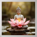 Recherche de fleur de lotus rose posters Yoga