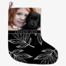 Recherche de pour le papa chaussette de noël Noir et blanc